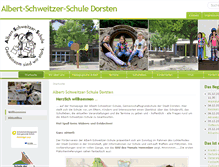 Tablet Screenshot of albert-schweitzer-schule-dorsten.de